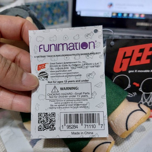 Rare Collectible Fruits Basket Shigure Sohma Plush Gee Limbs Can Move Super Cute - Picture 4 of 12